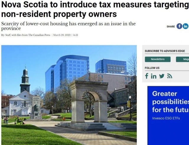 吵闹了一个月 加拿大最奇葩的房产税被取消了
