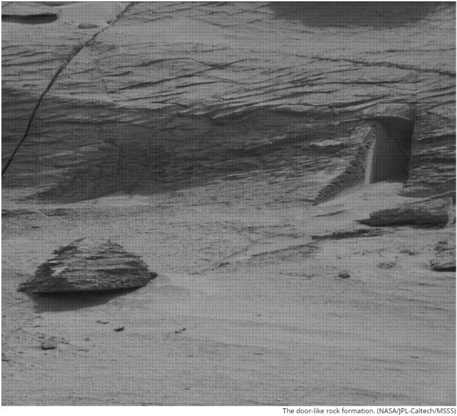 最新火星照片 拍到火星人地宫入口？