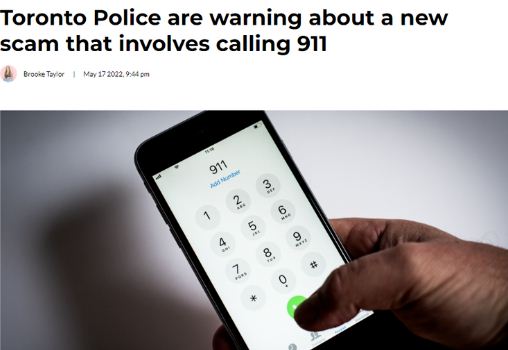 加拿大拨911也会被骗！新骗局 100%中招