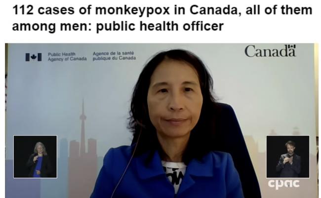 112例确诊均为男性！加拿大猴痘惊现