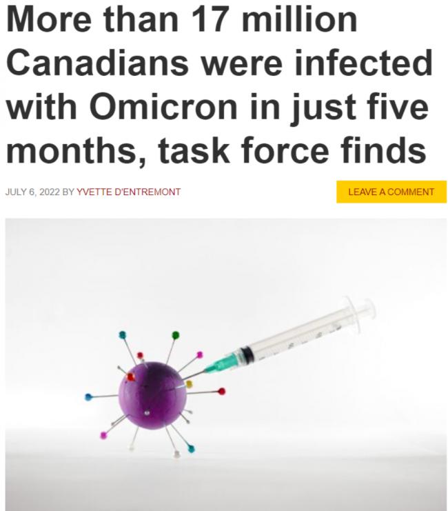 过半加拿大人染疫：每天新增超10万！进入第七波