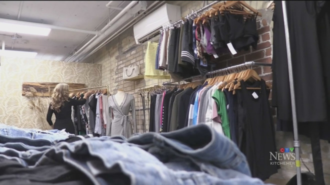 Demand increases for used items at Kitchener thrift store. (Carmen Wong/CTV News Kitchener)