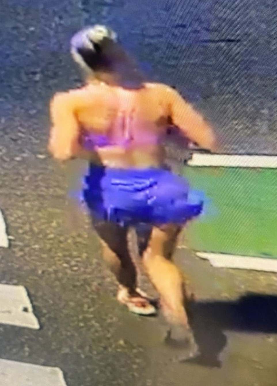Cops have released an image of Fletcher, a mother of two, in running gear moments before she was snatched