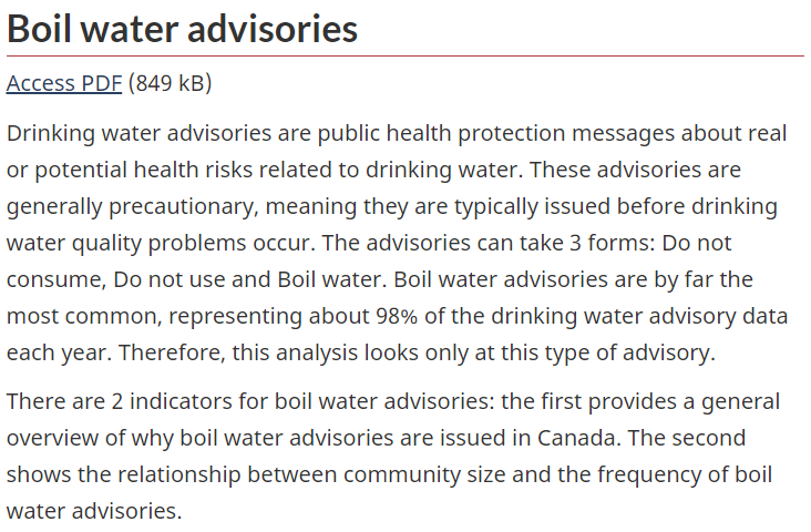 加国饮用水有重大化学问题 上百社区大批人患病