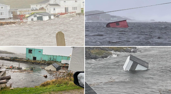 世纪飓风横扫加拿大多省！已有人失踪！12米巨浪来袭，建筑吹飞、洪水泛滥
