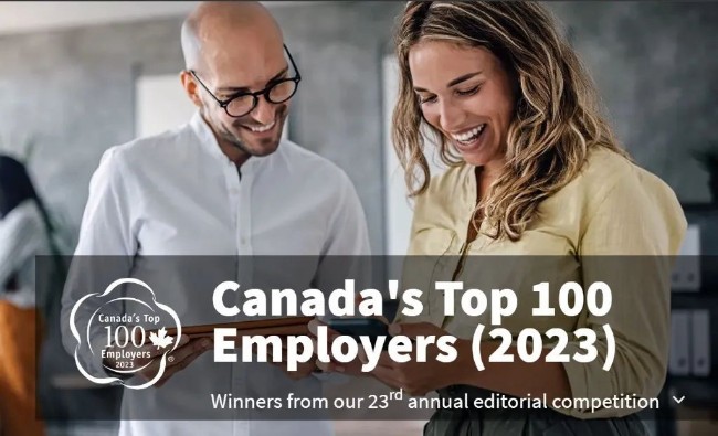 2023年加拿大百强雇主出炉 他们都有这个共同点