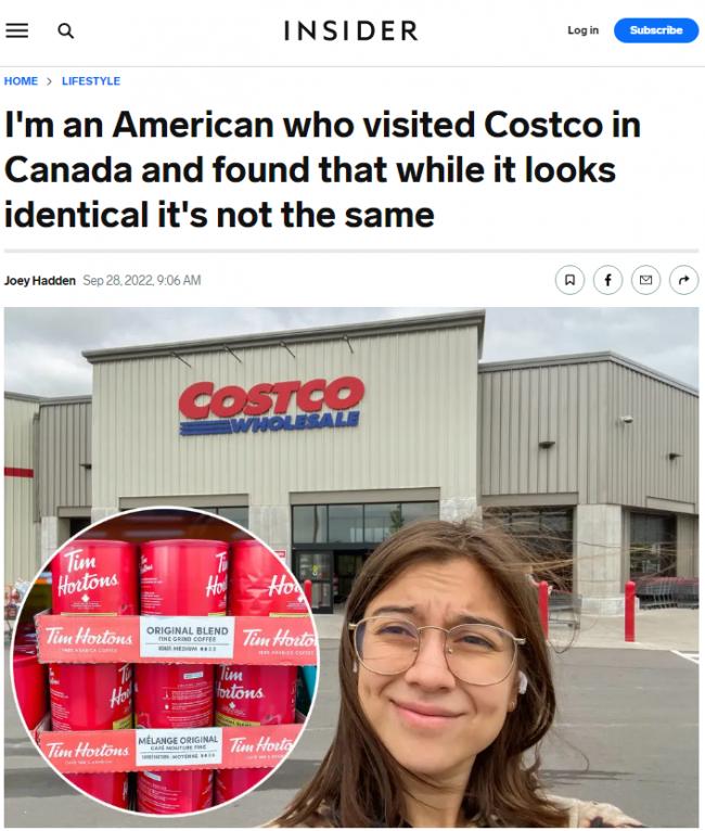 美国妹子来加拿大Costco购物 被这7件事惊呆了