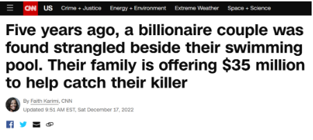 加国富豪离奇吊死家人悬赏1.7亿缉凶 没想到...