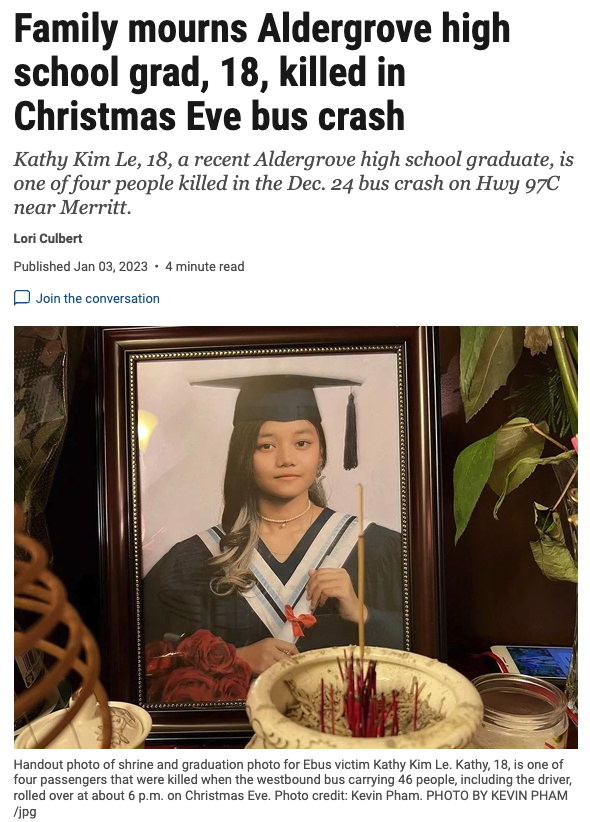 惨！温哥华18岁亚裔少女惨死路边 现场曝光