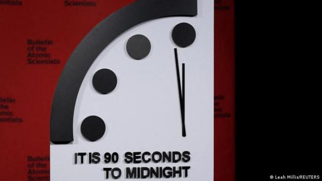 只剩90秒：末日时钟指针动了！创纪录接近核午夜