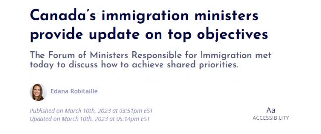 利好！加拿大移民部确定首要目标 移民更受欢迎