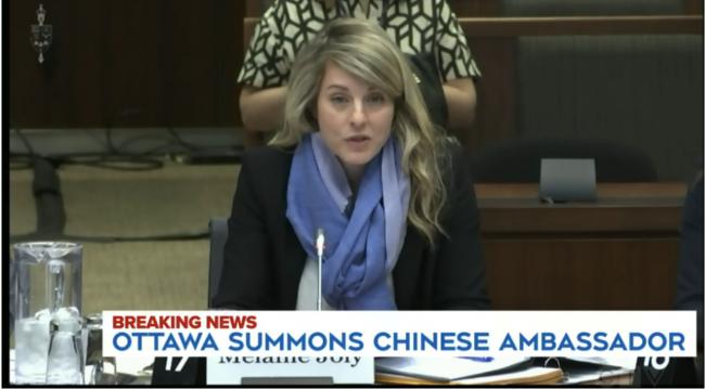 加拿大召见中国大使 不排除驱逐外交官 中方回应
