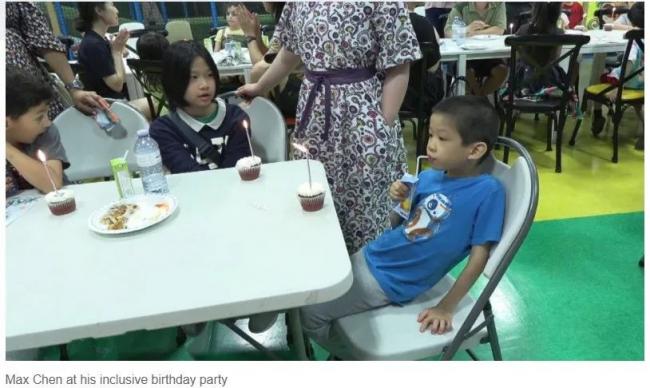 加拿大华人爸爸为儿子办生日会只来了一个同学
