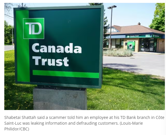 加拿大男子以为在帮银行抓小偷 结果被骗走1万3