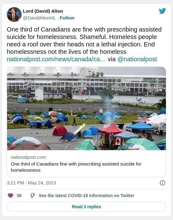 离谱 加拿大人太穷无家可归居然可以这样死？