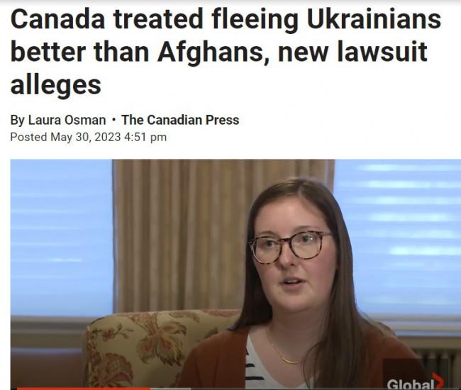绝了！阿富汗人把加拿大政府告了：你们对乌克兰人比对我们好