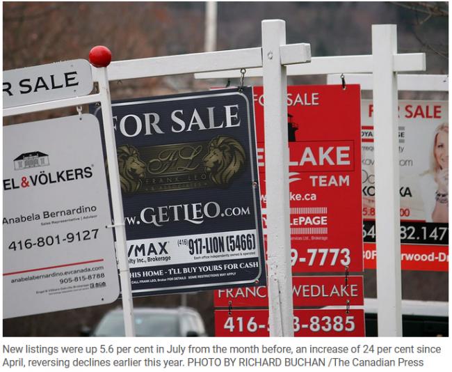 加拿大房主“心态”慌了 大批人抛售房屋