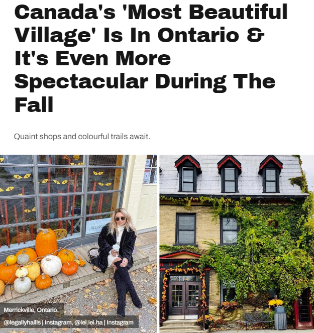 这个冷门小镇被评为“加拿大最美” 秋天景色绝