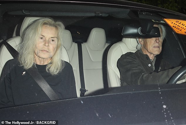 Perry's mother Suzanne and her husband Keith Morrison seen leaving his home in Pacific Palisades following his tragic death