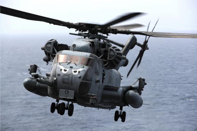 直升机风暴中坠毁山区 5名海军陆战队员确认死亡