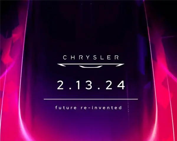 克莱斯勒预告旗下首款纯电动汽车 2月13日见
