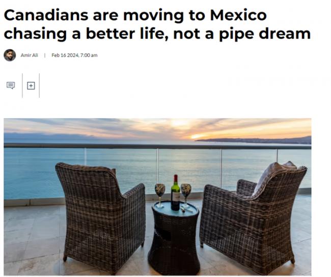新潮流：加拿大人举家移民墨西哥 美国太难去