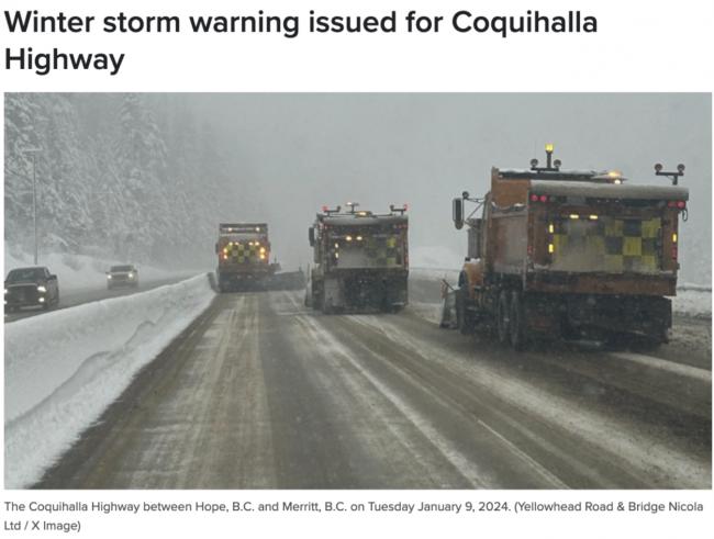 警告！BC冬季风暴正在过境：暴雪将至！大温难逃