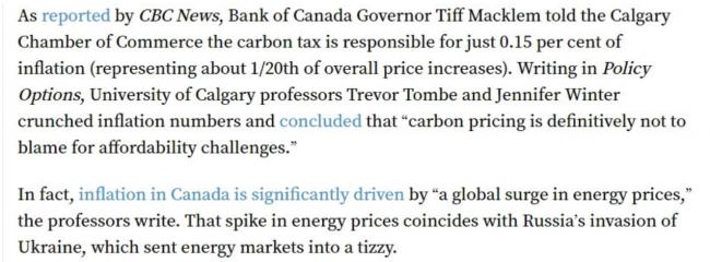 “碳税拉高通胀”是误解！特鲁多表态…