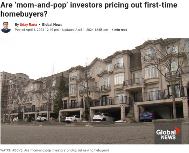 加国公寓竞争很激烈 投资买家比首次购房者还多