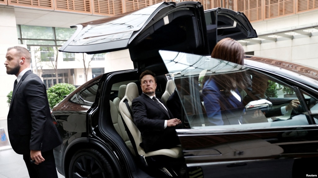 特斯拉首席执行官埃隆·马斯克 (Elon Musk)2023年5月在北京。