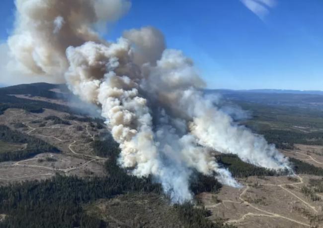 BC山火迅速蔓延 社区接疏散令关闭97高速路