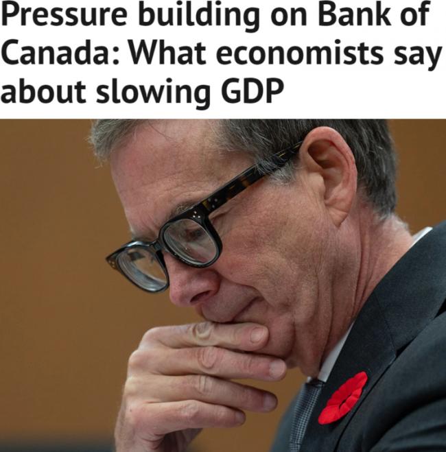 加国GDP增长低于预期 经济学家对央行降息的看法
