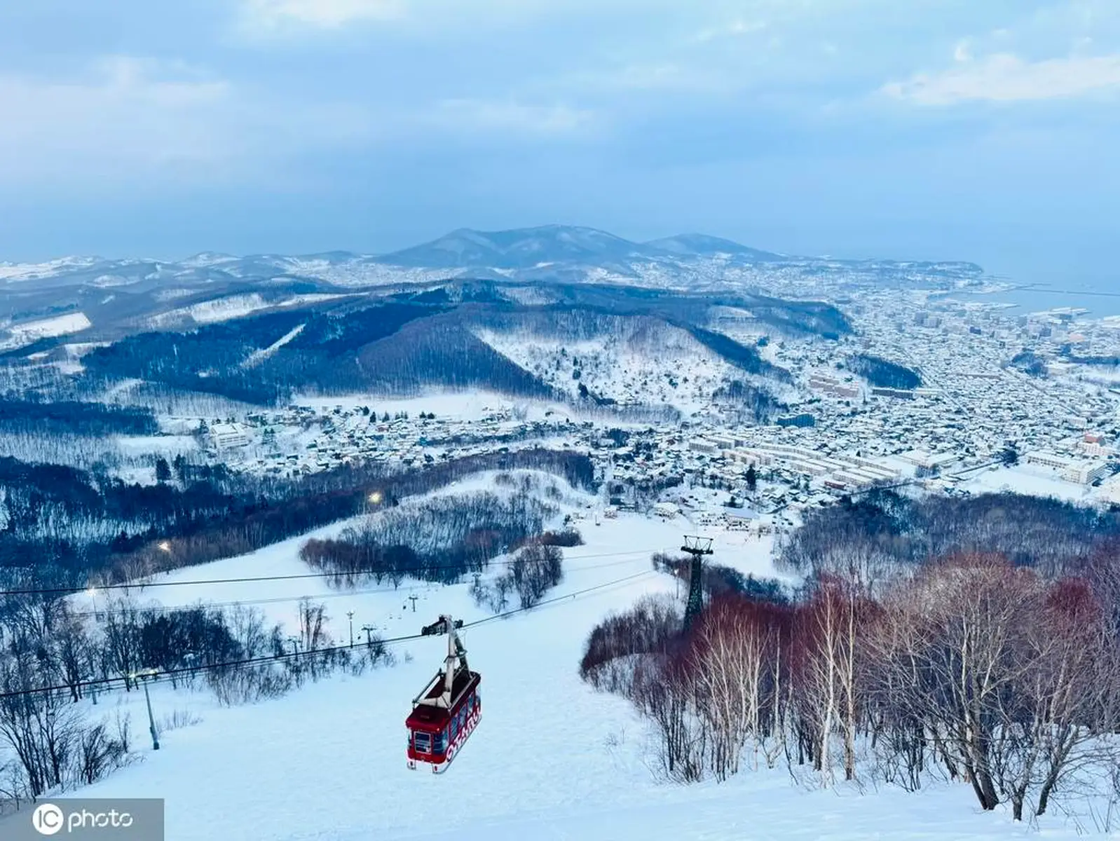 日本北海道小樽天狗山滑雪场：滑雪爱好者的天堂