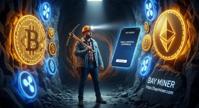 日赚11777美元？BAY Miner让手机挖BTC/ETH/XRP更轻松