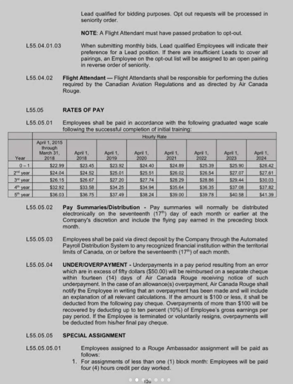 加航T4工资单曝光! 华人空姐:辛苦1年税前 加航T4工资单曝光! 华人空姐:辛苦1年税前