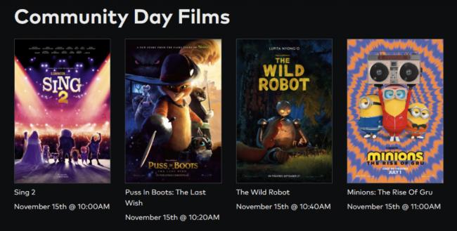 加拿大Cineplex年度"免费电影"来了 游戏城畅玩