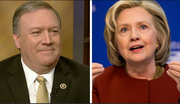 罕见:希拉里与蓬佩奥联手,共同警告川普 罕见:希拉里与蓬佩奥联手,共同警告川普