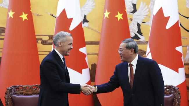 卡尼访华首日达成能源协议，但关税僵局未破