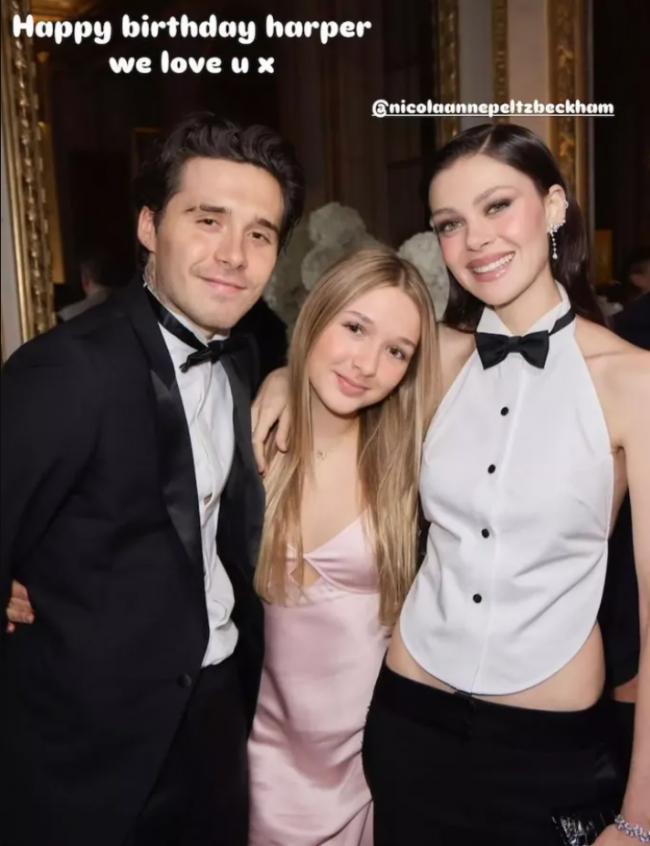 贝克汉姆14岁女儿打破沉默，大布被曝很想念小七