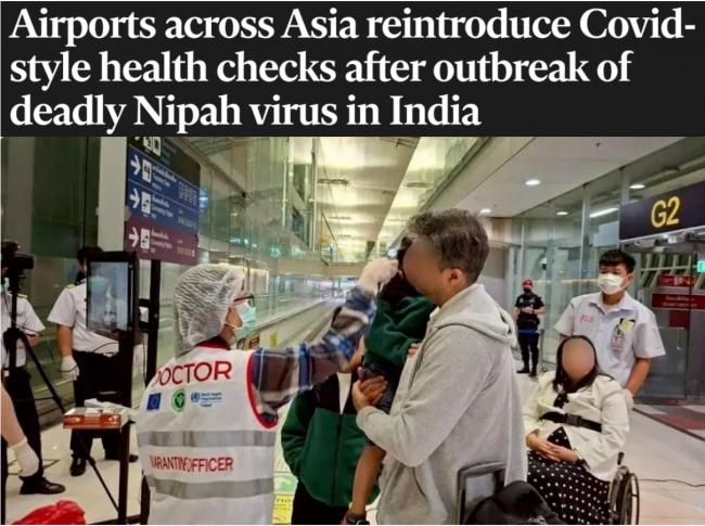 印度爆发疫情! 致死率最高75%!多国机场启动筛查