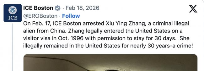 30天旅游签入境, 滞留30年未离开! 警方收网逮捕华人大妈, 牵出多项重罪指控