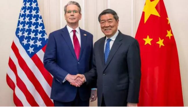 何立峰率团与美方磋商 谈判已在法国巴黎启动