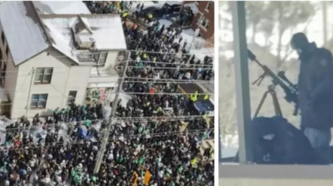 圣派翠克节人群上方惊见狙击手 警方回应事件