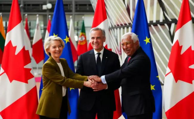 民调：近六成国人支持加拿大加入欧盟