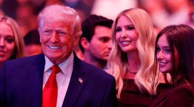 川普伊万卡罕见同框,C位已被18岁孙女占据 川普伊万卡罕见同框,C位已被18岁孙女占据
