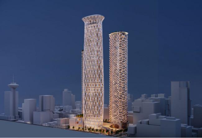 温哥华将建摩天大楼 315米地标成加西最高建筑