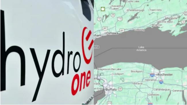 Hydro 、LCBO地图标美国湖 加拿大机构紧急更正