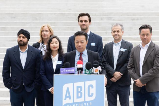 沈观健宣布Chris Qiu(仇云霞)代表ABC Vancouver参选公园局委员