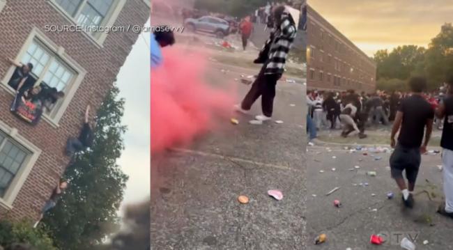 彻底失控! 加拿大数千名大学生骚乱 特警队出动 彻底失控! 加拿大数千名大学生骚乱 特警队出动