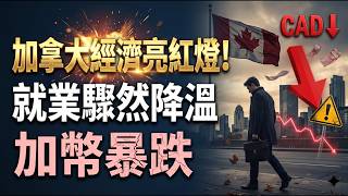 加拿大经济亮红灯! 就业骤然降温 加币暴跌